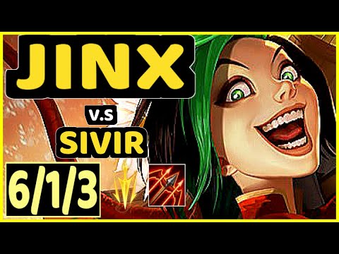 DEáDLY (JINX) vs SIVIR - 6/1/3 KDA BOTTOM ADC CHALLENGER GAMEPLAY - EUW