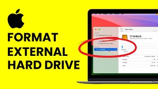 Format External Hard Drive in Mac, iMac, MacBook Air & Pro
