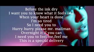 Bridget kelly- Special delivery (lyrics)