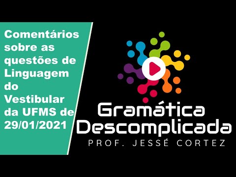 Comentários acerca da prova de Linguagens do VESTIBULAR da UFMS/ 2021