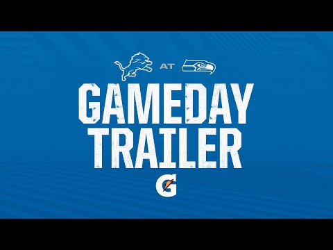 Detroit Lions vs. Seattle Seahawks Gameday Trailer