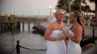 Download the video "Ali & Marcie’s Romantic Wedding | Lesbian Wedding in Saint Augustine, FL 💍 #lgbt #wedding #lesbian"