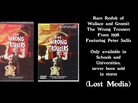 Rare Redub of Wallace & Gromit The Wrong Trousers From 1998 (Lost Media)