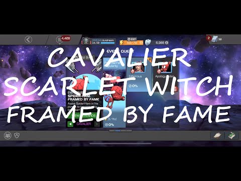 CAVALIER Scarlet Witch | Framed By Fame CAVALER EQ | Spider Ham | MARVEL CONTEST OF CHAMPIONS |