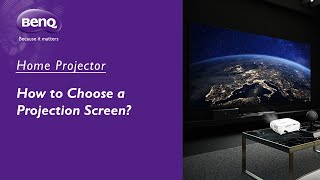 [BenQ FAQ] Projector_ How to choose a projection screen