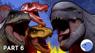D.rex vs Rexy, Spinosaurus and Giganotosaurus | Animation (Part 6)