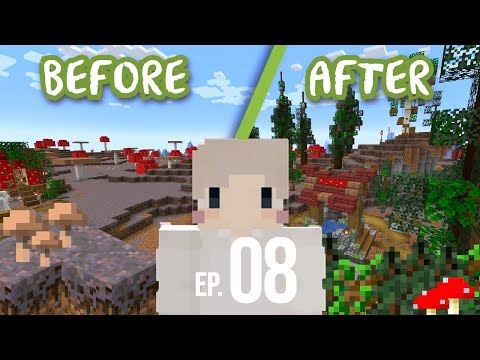 OnlyAGhost - Mushroom Island Upgrade! -- Minecraft Survival -- Ghost's World (Ep.8)