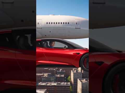 She Escaped Traffic… and Ended Up Next to a Plane?!