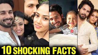 Shahid Kapoor - Mira Rajput INTERESTING Shocking Facts | Love Story, Controversies, Marriage, Kids
