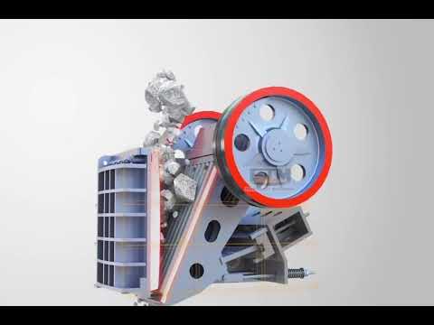 Jaw crusher animation