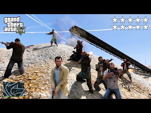 GTA 5 - Michael And Friends TEN STAR ESCAPE FROM DAVIS QUARTZ