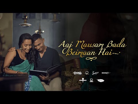 Aaj Mausam Bada Beimaan Hai | आज मौसम बड़ा बेईमान है | Cover by Subhath Sanjula & @NipuniHerath