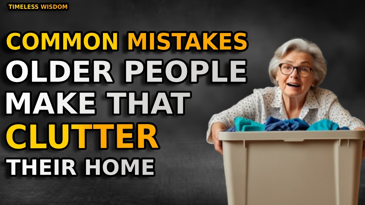 15 Common Mistakes Older People Make That Clutter Their Home
