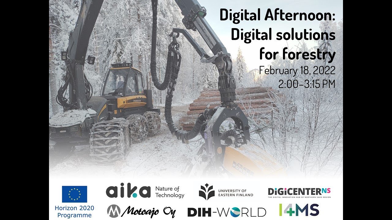 Digital Afternoon: Digital solutions for forestry