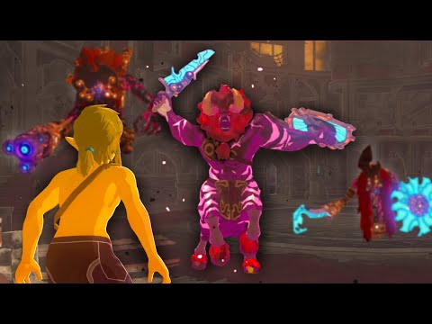 Fighting ALL BOSSES AT ONCE in Breath of the Wild