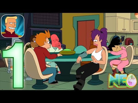 Futurama: Worlds of Tomorrow Gameplay Walkthrough Part 1 (iOS, Android)