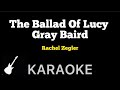 Rachel Zegler - The Ballad Of Lucy Gray Baird | Karaoke Guitar Instrumental