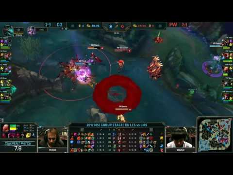 G2 Esports vs Flash Wolves Highlights MSI 2017 Day 3 - G2 vs FW