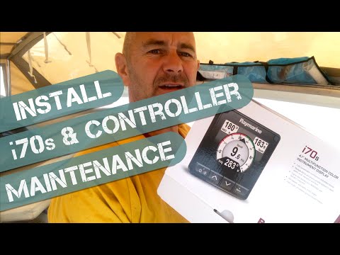 Raymarine ITC-5 Transducer Converter & I70 Multifunction Display Install From the T70216 Pack - pt03