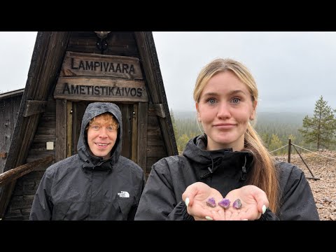 Löydettiin Lapista ametistikaivos!!