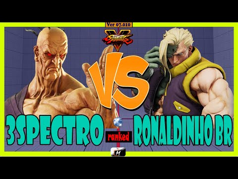 SFV CE 🌟 3spectro (oro) VS (nash) RonaldinhoBR 🌟 Street Fighter V 🌟