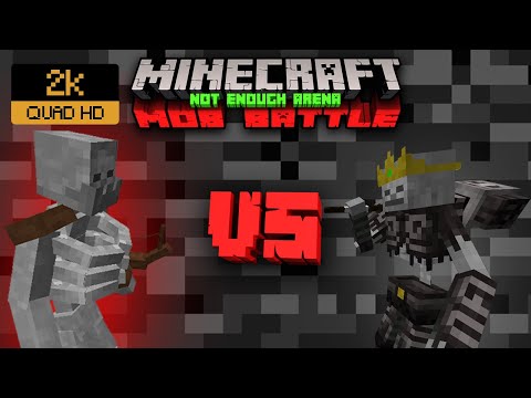 MUTANT SKELETON VS SKELETON KING | Minecraft Mob Battle