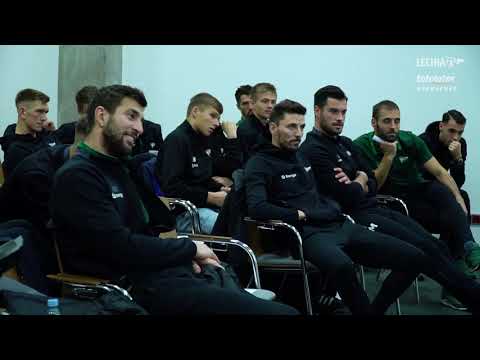 Oko w oko z tygrysem! Dariusz Michalczewski spotkał się z Biało-Zielonymi