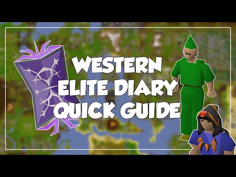 Western Provinces Elite Diary Quick Guide - Old School Runescape/OSRS
