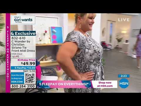 HSN | C. Wonder Christian Siriano Fashions Celebration 07.11.2023 - 09 PM