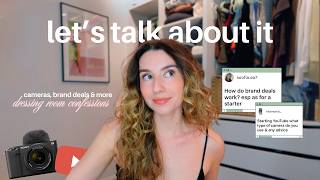sharing secrets about being a youtuber | brand deals, cameras, advice & more