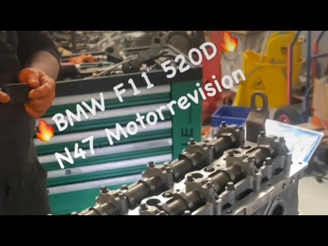BMW 520D N47 Motorrevision nach Pleuellager- und Hauptlagerschaden