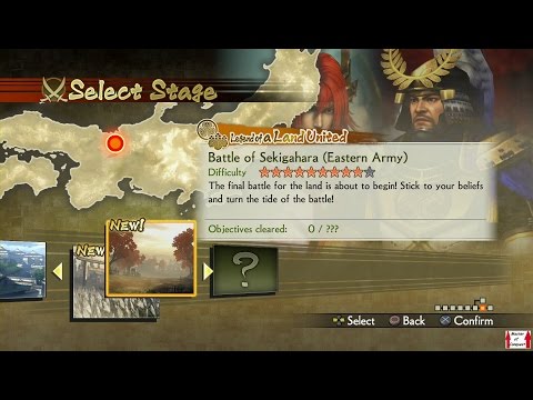 Samurai Warriors 4 Campaign Walkthrough (PS4) Legend of a Land United Part 7A - Sekigahara (EA)