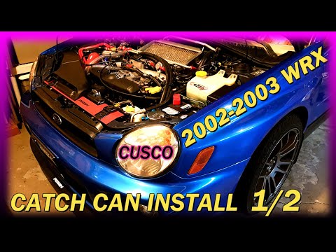 2002-2003 WRX - CATCH CAN INSTALL ☆CUSCO☆ 1 of 2