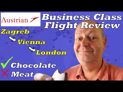 Avaliação de voo - Austrian Airlines Business Class Zagreb para Londres via Viena