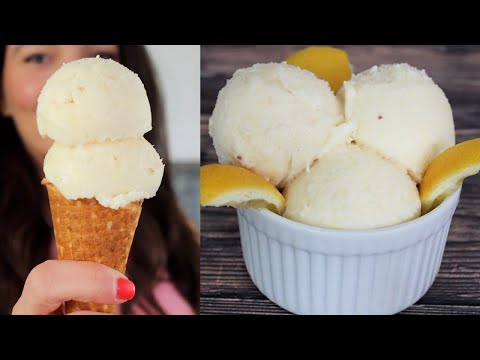 🍋 3 Ingredient Lemon Ice Cream Recipe | Simple and Delish by Canan