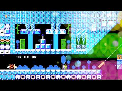 20 seconds: Link's Frosty Dash by Myu - Super Mario Maker 2 - No Commentary 1bz