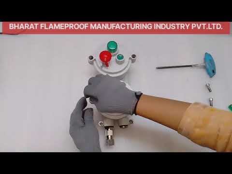 FLAMEPROOF PUSH BUTTON STATION ON-OFF WITH INDICATION