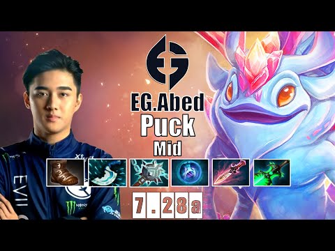Puck Mid | EG.Abed | 11K MMR A-GOD PUCK | 7.28a Gameplay Highlights