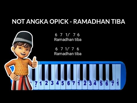 Not Pianika Ramadhan Tiba (Opick)