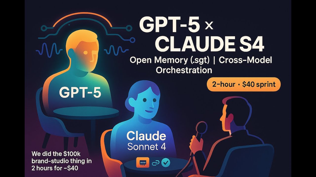 The $40 Brand Studio — Cross-Model MOE Loop