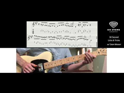 30 Second Licks and Tricks, Vol. 6 - Brent Mason Style Country Riff