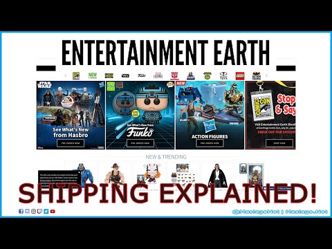 Shipping Process Explained! Entertainment Earth | HNE Toys