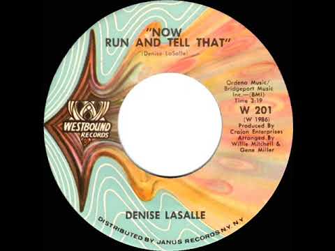 1972 HITS ARCHIVE: Now Run And Tell That - Denise LaSalle (stereo 45)