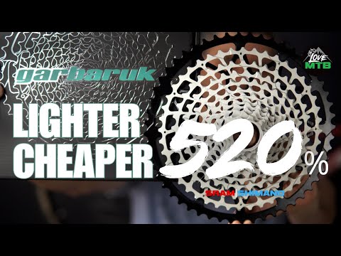Lighter, cheaper 520% than XTR and XX1 🔥 | Garbaruk 10-52T Cassette 12 Speed Micro Spline HG+ Review