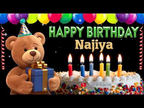 Najiya Happy birthday To You - Happy Birthday song name Najiya 🎁 🎂