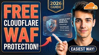 How to protect website with free WAF in Cloudflare (Easiest Way)(2026 Guide)