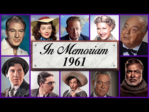 In Memoriam 1961: Famous Faces We Lost in 1961