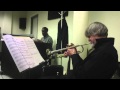 Tom Harrell Chamber Ensemble rehearsal, April 5, 2013