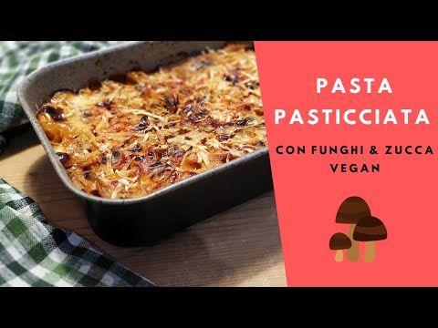 PASTA PASTICCIATA con FUNGHI & ZUCCA, ricetta zero sprechi, primo piatto vegano | Cibo_in_Valigia