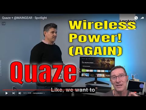 EEVblog 1495 - Quaze Wireless Power (AGAIN!) but for GAMING!